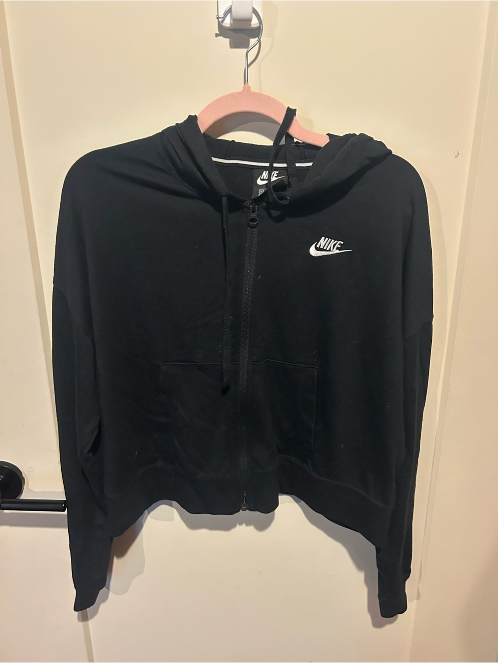Nike lightly cropped zip up